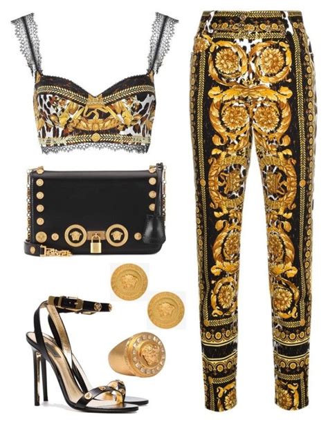 versace polyvore|aesthetic Polyvore.